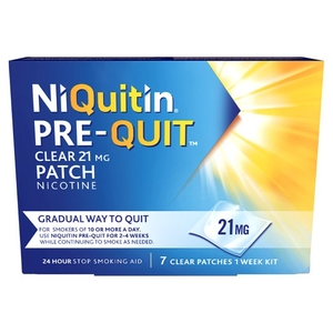 NiQuitin Pre-Quit Clear 21mg Patch 7 Patches quantity - 7
