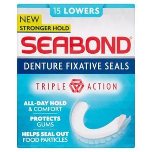Seabond Original Denture Fixative Lower Seals - 15 quantity - 15