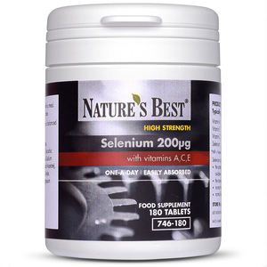 Selenium 200µg Plus A, C and E quantity - 180 Tablets