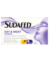 Sudafed Mucus Relief Day & Night Capsules - 16