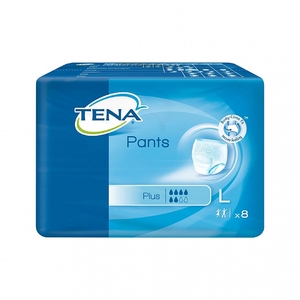 TENA Plus Large Male Support Pants - 8 quantity - 8