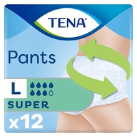TENA Super Large Pants - 12 quantity - 12