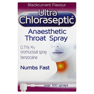 Ultra Chloraseptic Blackcurrant Throat Spray - 15ml quantity - 15 ML
