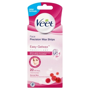 Veet Face 20 Wax Strips with Easy Grip quantity - 20