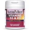 Vitamin D3 2000Iu & K2 90µG,  Maximum Strength Formula 60 Capsules