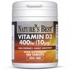 Vitamin D3 400iu quantity - 180 Tablets