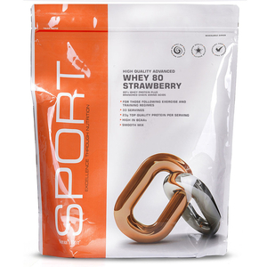 WHEY 80 - Strawberry Flavour quantity - Strawberry Sensation 1000g Powder