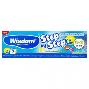 Wisdom Step by Step Toothpaste 0-3 years quantity - 75ML