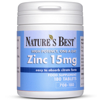 Zinc 15Mg,  High Strength 360 Tablets In 2 Pots