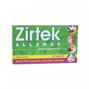 Zirtek Allergy Relief Tablets quantity - 21 Tablets