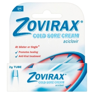 Zovirax Cold Sore Cream Tube 2g quantity - 2GM