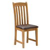 Salisbury Oak Dining Chair with PU Leather Seat