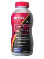 MET-Rx RTD 55 Protein 500ml x 1 Single Bottle - Simply Vanilla