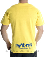 Muscle King Clothing Designer T-Shirts - Logo Side - Green,  X Large