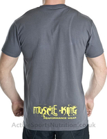 Muscle King Clothing Designer T-Shirts Arm Wrestle - Green,  Large
