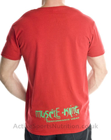 Muscle King Clothing Designer T-Shirts Logo Chest - Green,  X Large