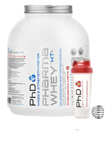 PhD Pharma Whey HT+ 2.2kg - Strawberry - Shaker