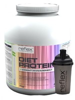 Reflex Diet Protein 2kg - Strawberry - Free Reflex Shaker