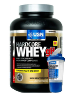 USN Hardcore Whey gH 2kg - Vanilla