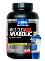 USN Muscle Fuel Anabolic 2kg - Strawberry - Shaker
