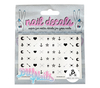 DIY Nails Bloody Mary Metal Nail Decals