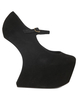 Jeffrey Campbell Night Walk Platform in Black Suede