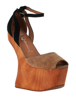 Jeffrey Campbell Str8up Platform in Two Tone