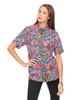 Motel Adeline Boyfriend Shirt in Fluro Flower