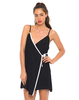 Motel Aiko Slip Dress in Black