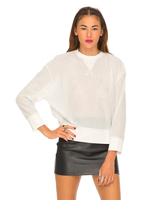 Motel Albite Oversized Sweatshirt in Snow Tinsel