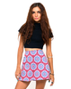 Motel Annie A Line Mini Skirt in Mandala Red