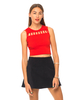 Motel Annie A Line Skirt in Black Corduroy