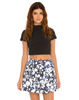 Motel Annie A Line Skirt in Lose Your Marbles Indigo