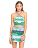 Motel April Strappy Bodycon Crop Top in Rockies