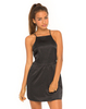 Motel Aurelia Mini Dress in Reptillia Black
