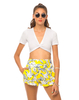 Motel Azura High Waisted Short Dahlia Citrus