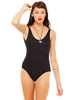 Motel Ballerina Low Back Bodice in Black