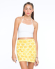 Motel Bodycon Kimmy Skirt In Lemonade