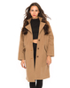 Motel Brenton Boyfriend Coat in Camel