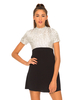 Motel Brussels Turtle Neck Dress in Star Shower