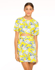 Motel Caitlin Dress in Dahlia Citrus