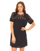 Motel Etta Shift Dress in Black