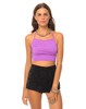 Motel Fonda Halter Crop Top in Lilac