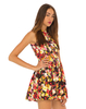 Motel Girly Skater Dress in Cherry Blossom