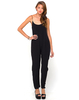 Motel Glory Strappy Scoop Neck Jumpsuit in Black