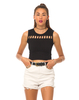 Motel Ibu High Waisted Short in White
