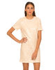 Motel Icy Sally Shift Dress in Nude