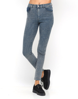 Motel Imelda High Waisted Skinny Jeans in Black Wash