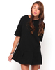 Motel Ines Sweat Dress in Black