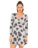 Motel Inggrid Skater Dress in Static Rose